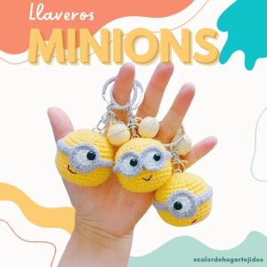 How to Make Minion Keychains in Crochet 🧶🔑 (Free & Easy Tutorial)