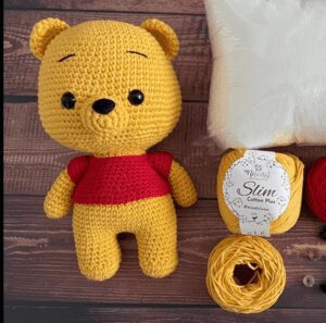 Winnie the pooh amigurumi paso a paso