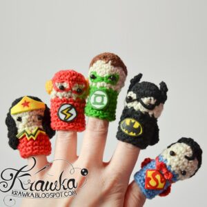 How to Crochet Justice League Finger Puppets | FREE Amigurumi Tutorial