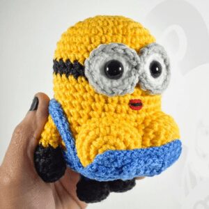 🧶✨ How to Crochet a Mini Bump Minion - FREE Step-by-Step Tutorial